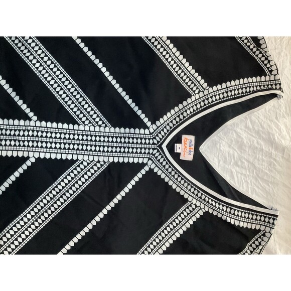 Stella & Dot Beach, Cover-up, Black And White, Tie Waist, V-neck, Size: M - Picture 8 of 12